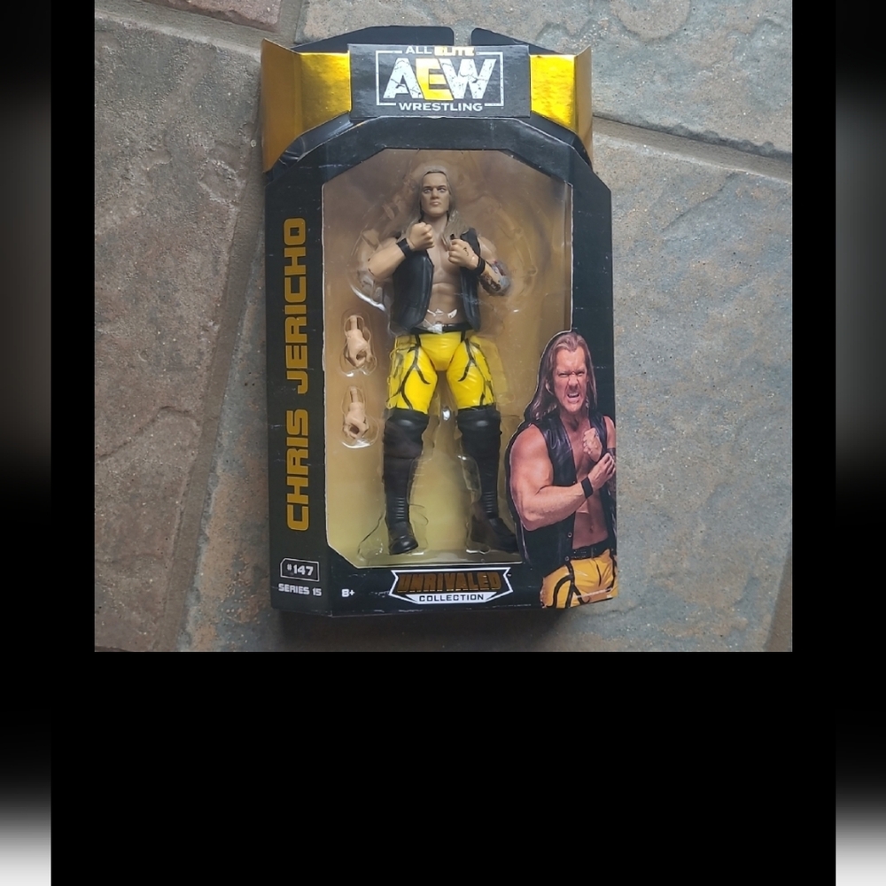 New in box! AEW Chris Jericho Toy Wrestling Action Figure #147 series 15